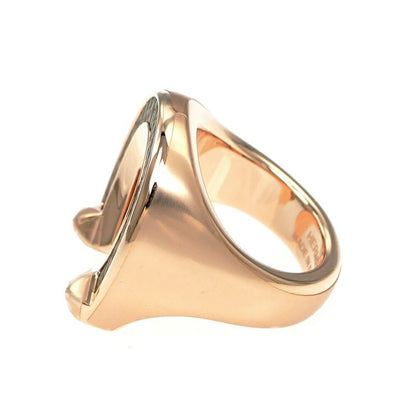 Hermes Joquette Ring GM Size 53 Etoupe Rose Gold Ladies Accessories Ring