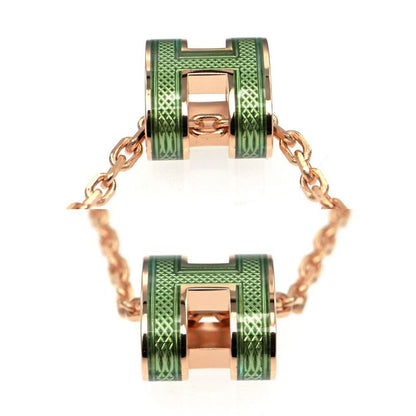 Hermes Necklace Pop Ash Mini Splash Pendant H Veil Cricket Rose Gold