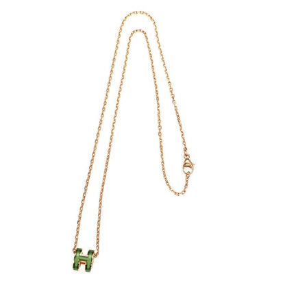 Hermes Necklace Pop Ash Mini Splash Pendant H Veil Cricket Rose Gold