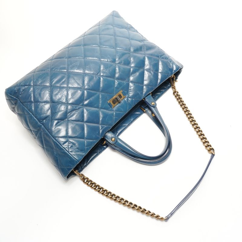 Chanel Handbag Cabas Tote 2-Way