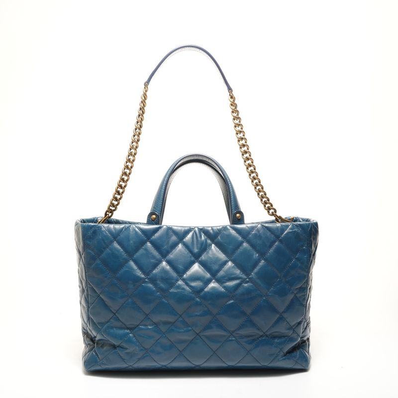 Chanel Handbag Cabas Tote 2-Way
