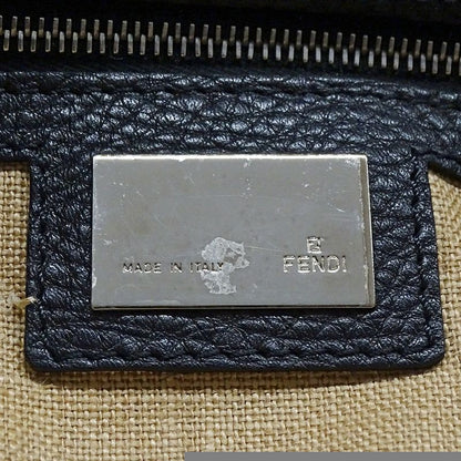 Fendi Bag Ladies Brand Tote Bag Handbag Zucca Selleria Mini Linda Canvas Gray