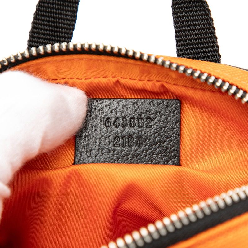 GUCCI Off The Grid GG 643882 Orange Nylon Unisex GUCCI