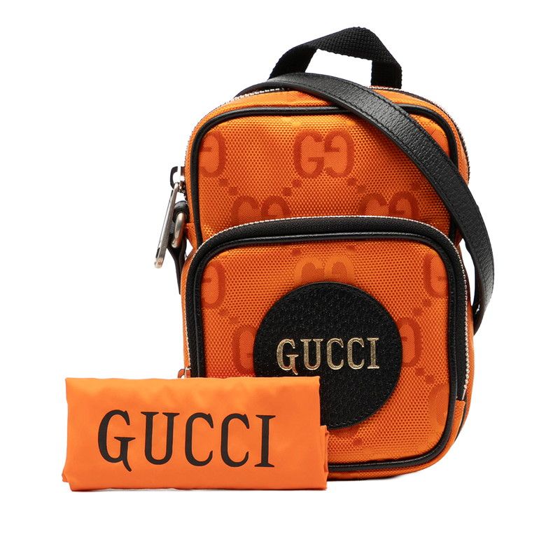 GUCCI Off The Grid GG 643882 Orange Nylon Unisex GUCCI