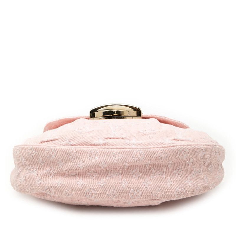 Louis Vuitton Monogram Denim Sunset Washed Pink M13347 Pink Denim Ladies Louis