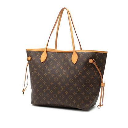 Louis Vuitton Monogram Neverfull MM Shoulder Bag Tote Bag M40156 Brown PVC