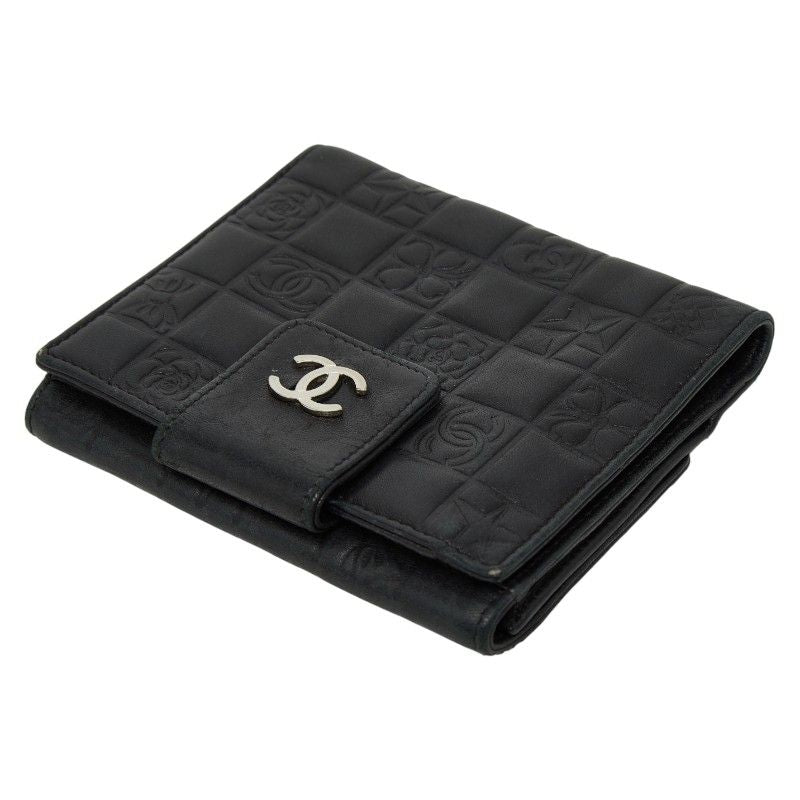 CHANEL ICON A24212 Black Leather Ladies CHANEL