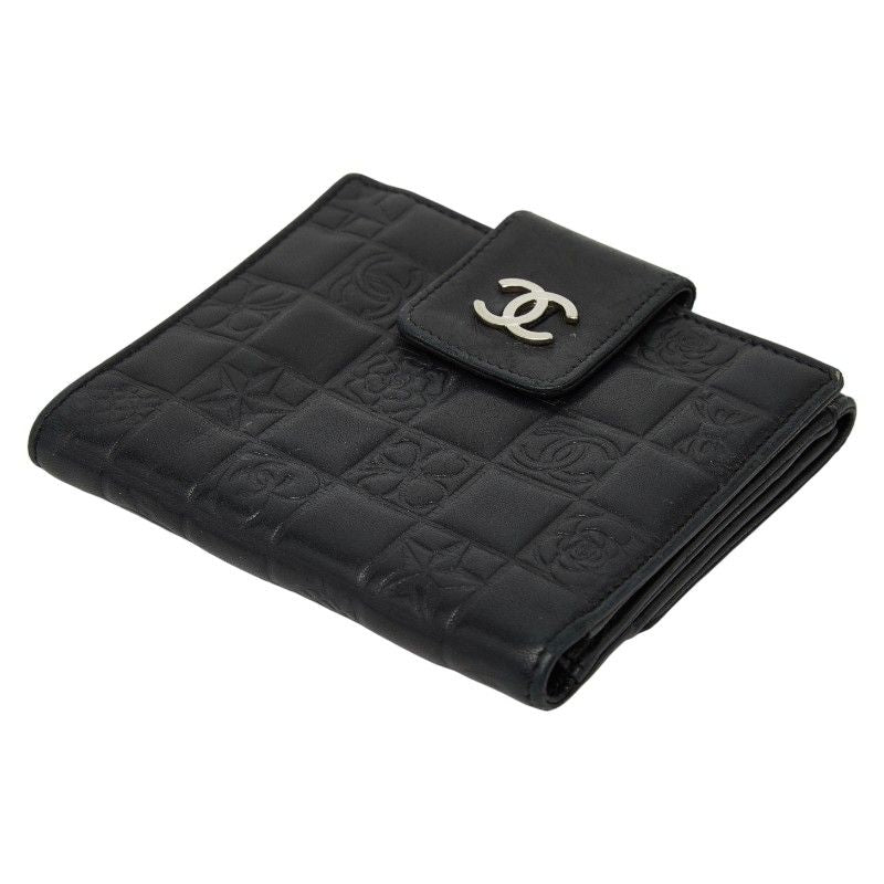CHANEL ICON A24212 Black Leather Ladies CHANEL