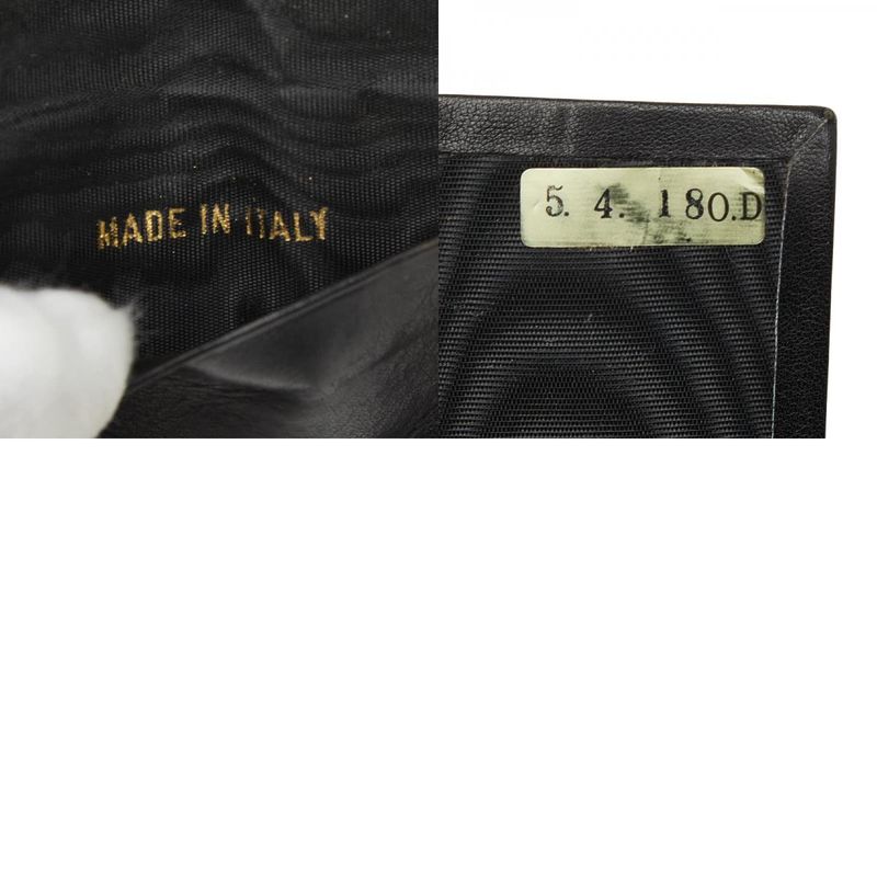 CHANEL Coco Mark Key Case 6 Rows Black Caviar Skin Ladies CHANEL