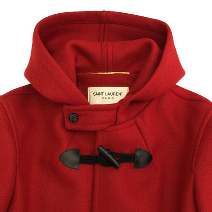 Saint Laurent Paris Wool Duffle Coat 507529 Y080w Red F36