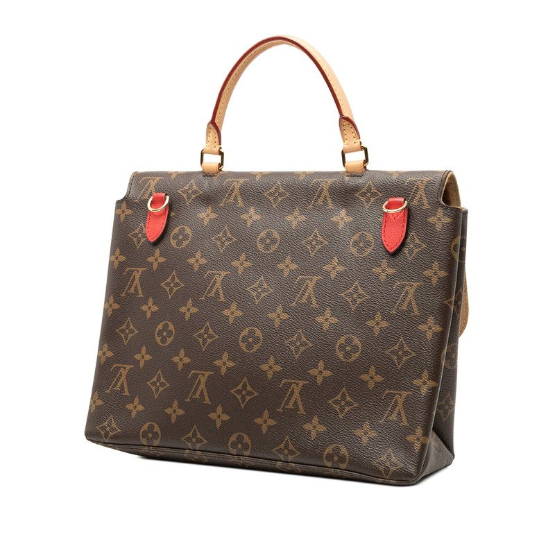 Louis Vuitton Monogram Marignan Handbag Shoulder Bag 2WAY M44286 Brown Coquelico