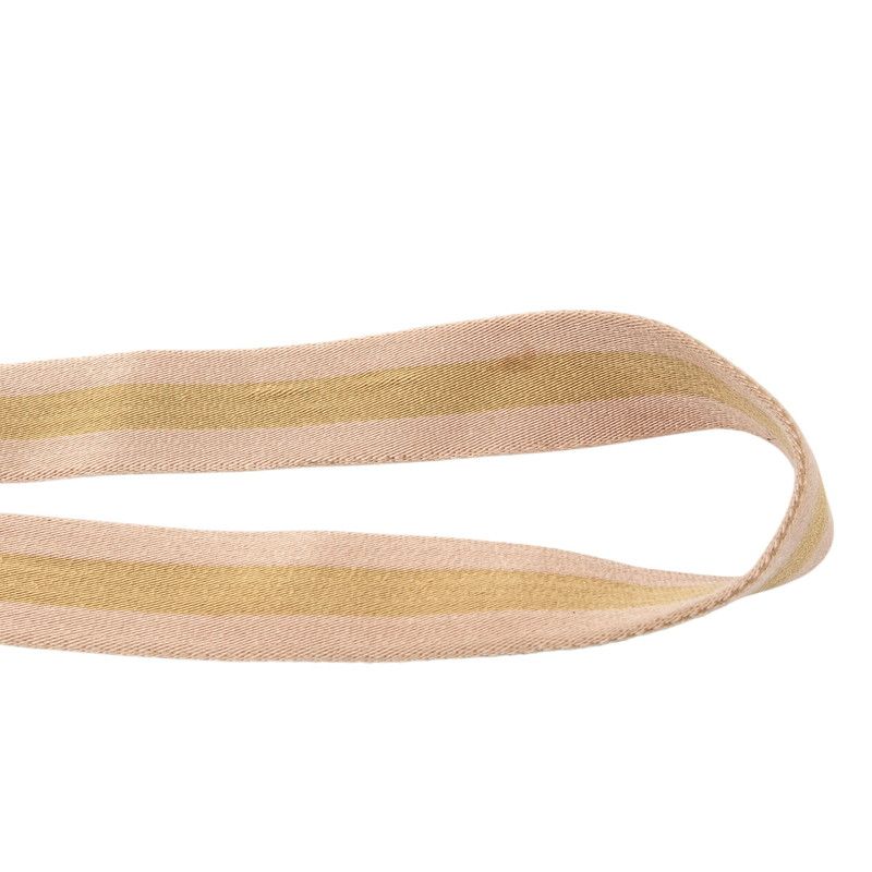 GUCCI GG Canvas Crossbody Shoulder Bag 181092 Beige Gold Canvas Leather Women's