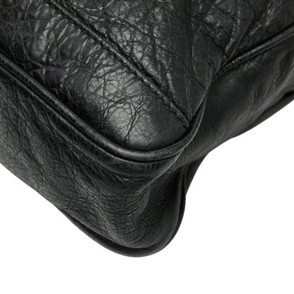 BALENCIAGA Briefcase Shoulder Bag 2WAY Black Leather Men's BALENCIAGA