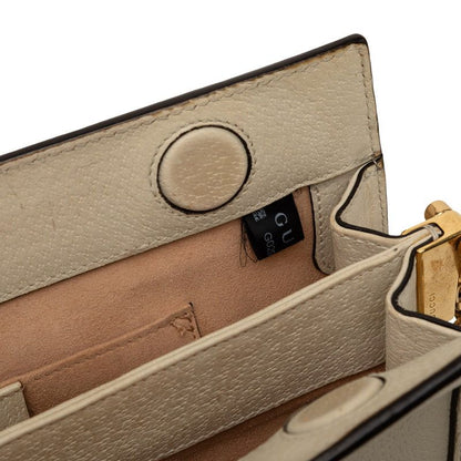 GUCCI Ophidia Sherry Line Chain Crossbody Shoulder Bag 503877 Beige Multicolor