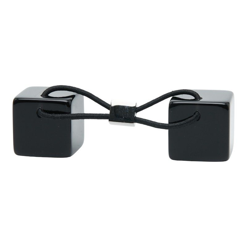 Louis Vuitton Hair Cube Ankle John Rhinestone Hair Accessory Hair Tie Black