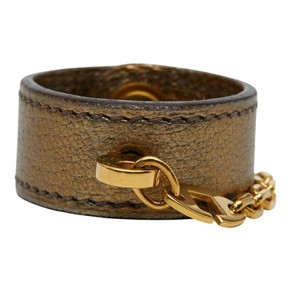 HERMES Nomad Glove Holder Glove Holder Gold Leather Plated Ladies HERMES