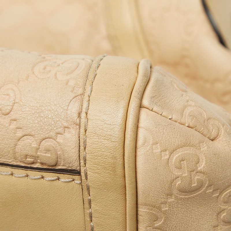 Guccissima Scarlet 282297 Beige Leather Women's GUCCI