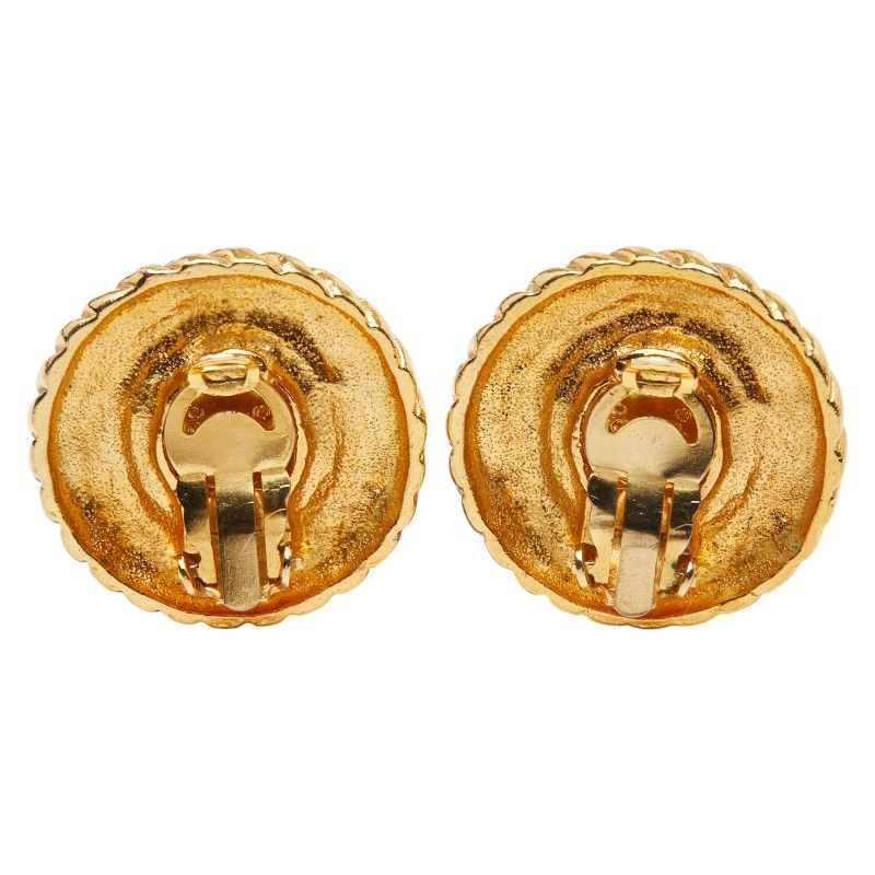 CHANEL Gold Plated Fake Pearl Ladies CHANEL