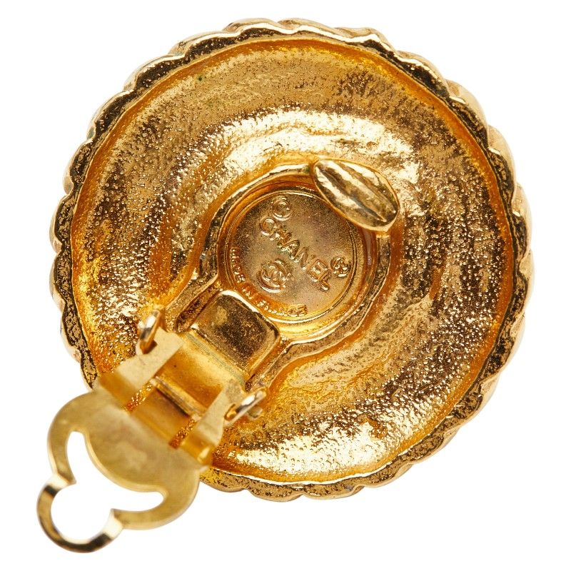CHANEL Gold Plated Fake Pearl Ladies CHANEL