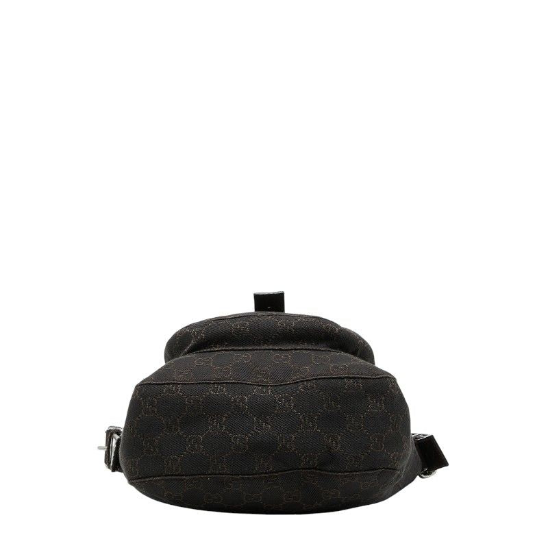 GUCCI GG Canvas 101654 Brown Canvas Leather Women's GUCCI