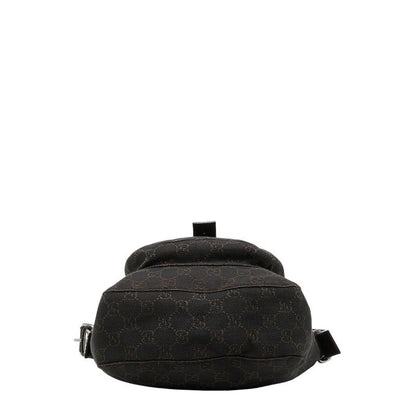 GUCCI GG Canvas 101654 Brown Canvas Leather Women's GUCCI