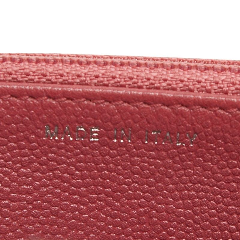 CHANEL Coco Mark Chain Shoulder Bag Pink Caviar Skin Women's CHANEL