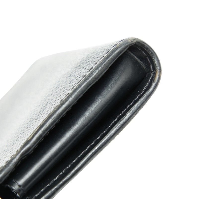 Louis Vuitton Monogram Eclipse Key Case M64430 Black PVC Men's Louis Vuitton