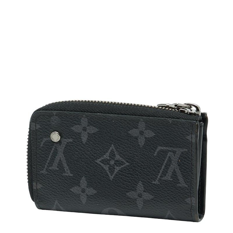 Louis Vuitton Monogram Eclipse Key Case M64430 Black PVC Men's Louis Vuitton