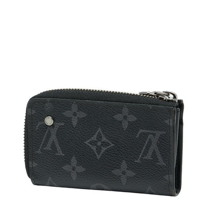 Louis Vuitton Monogram Eclipse Key Case M64430 Black PVC Men's Louis Vuitton
