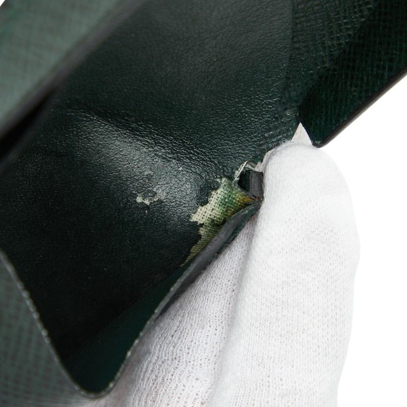 Louis Vuitton Taiga Portomone Cuvette Coin Case Coin Purse M30372 Dark Green