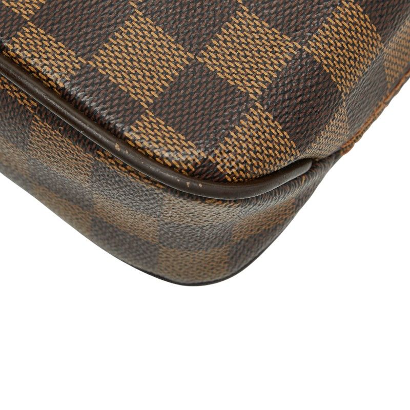 Louis Vuitton Damier Pochette Saint Paul Second Bag Clutch Bag N41219 Brown PVC