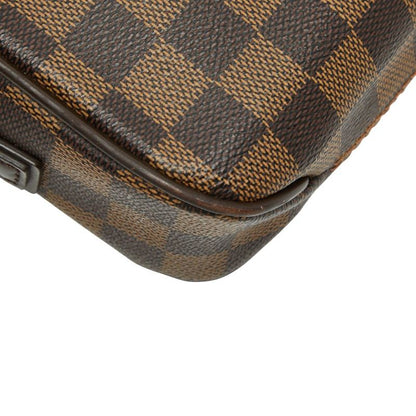 Louis Vuitton Damier Pochette Saint Paul Second Bag Clutch Bag N41219 Brown PVC