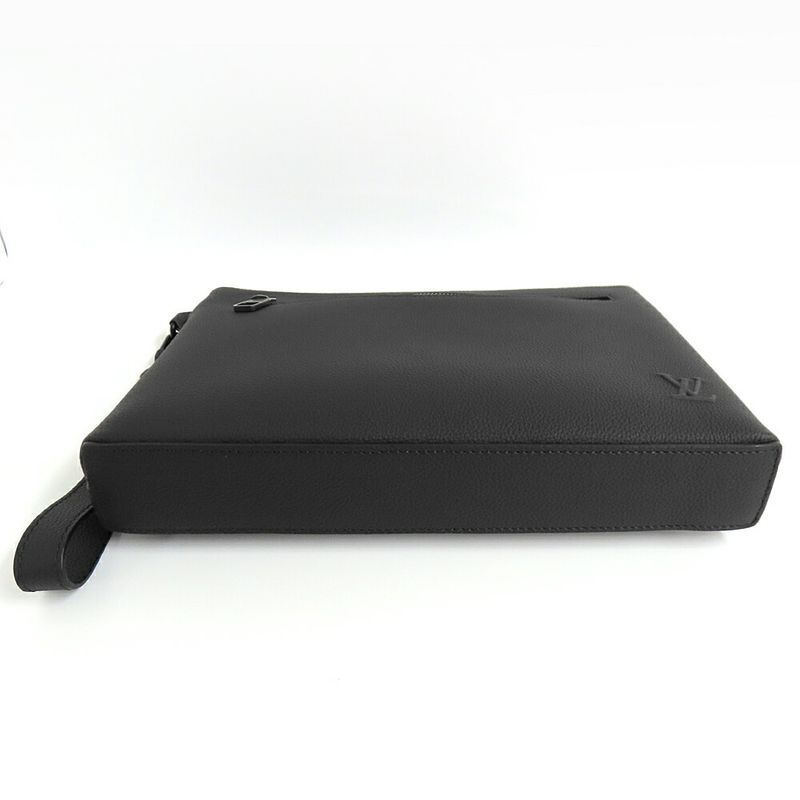 Louis Vuitton Anagram Takeoff Pouch M25955 Black Men's