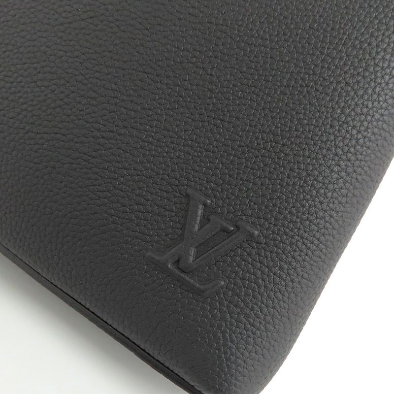 Louis Vuitton Anagram Takeoff Pouch M25955 Black Men's