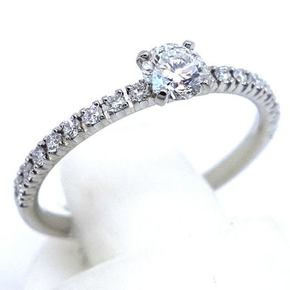 Cartier Pt950 Etincelle Diamond Solitaire Ring Jewelry Women's Pinky
