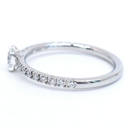 Cartier Pt950 Etincelle Diamond Solitaire Ring Jewelry Women's Pinky