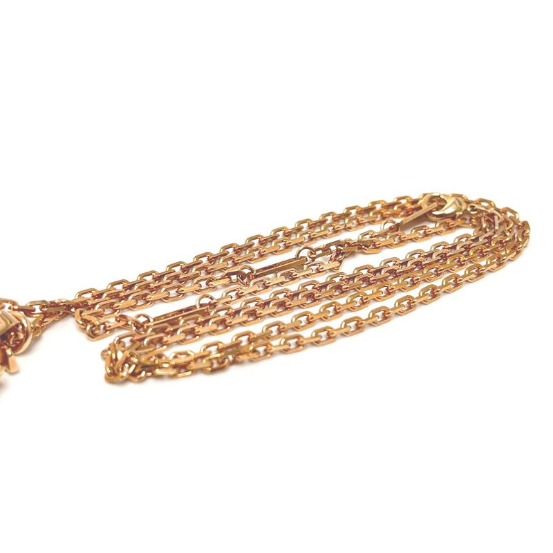 Louis Vuitton Necklace Pendant DJ Vocabulary Keyboard M69461 Metal Rose Gold