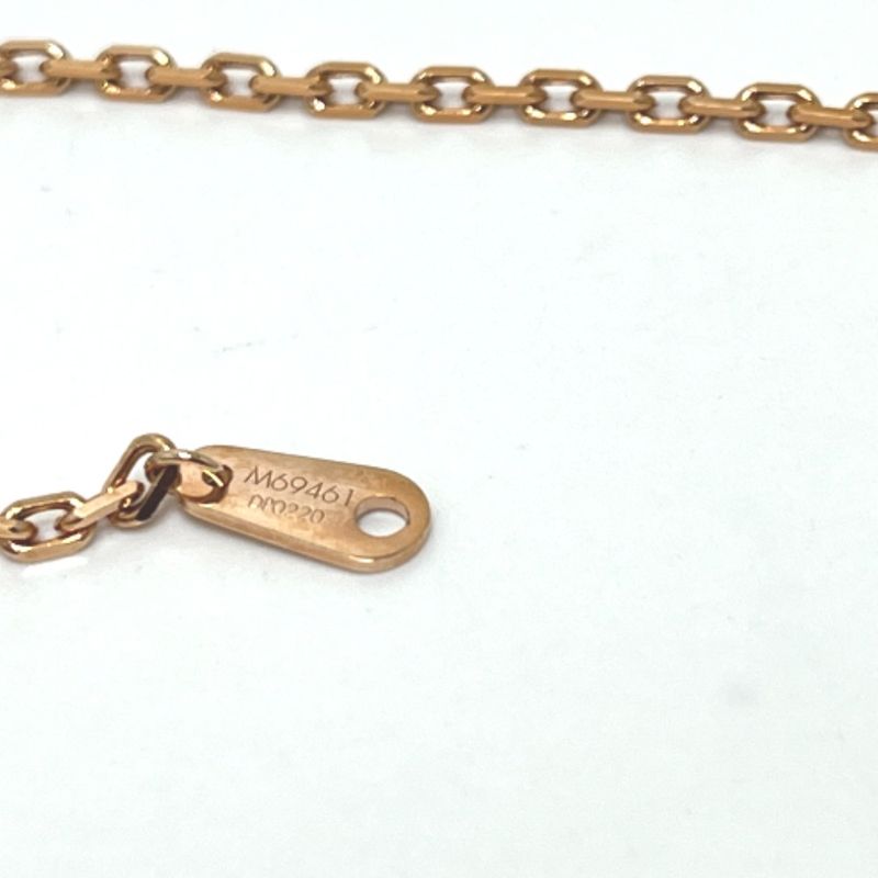 Louis Vuitton Necklace Pendant DJ Vocabulary Keyboard M69461 Metal Rose Gold