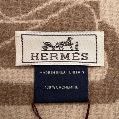 Hermes Scarf Click Se Nue Cashmere Shawl Marron-glace Cles