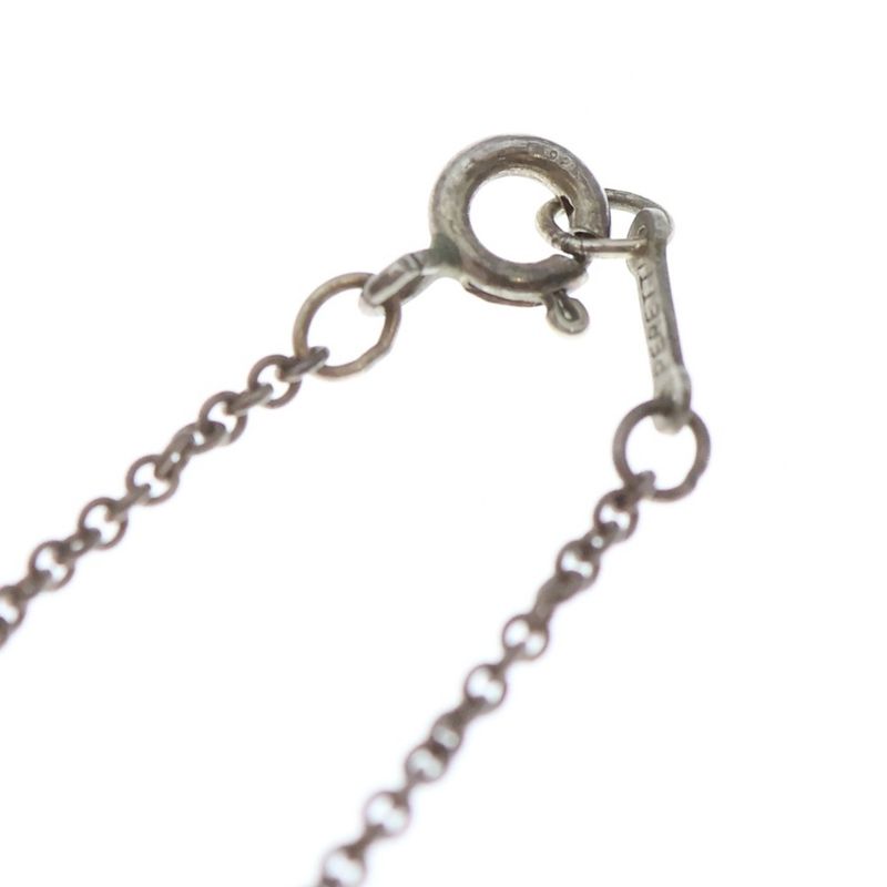 Tiffany & Co Beans Chain Necklace Pendant Silver