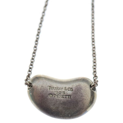 Tiffany & Co Beans Chain Necklace Pendant Silver