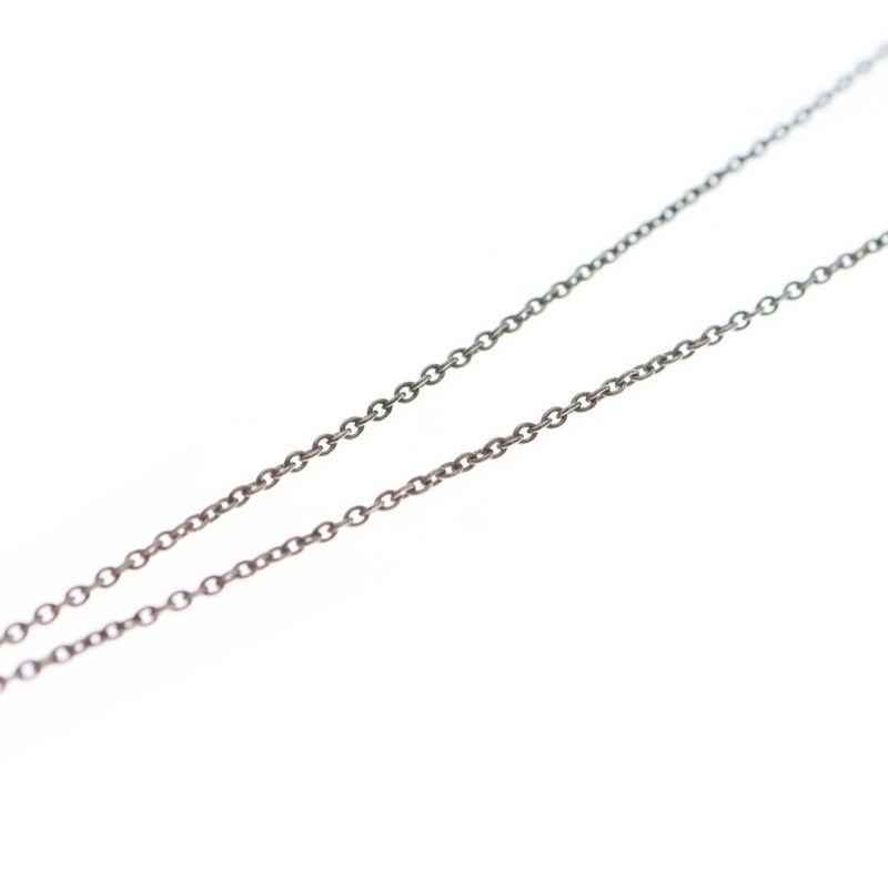 Tiffany & Co Elsa Peretti Bean Chain Necklace Silver