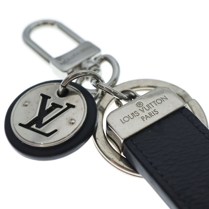 Louis Vuitton Porto Cles Neo Club Bag Charm Key Ring Key Holder Black X