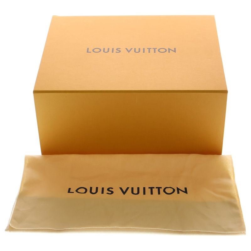 Louis Vuitton Monogram Denim On The Go MM Handbag Tote Bag Black Gray Denim X