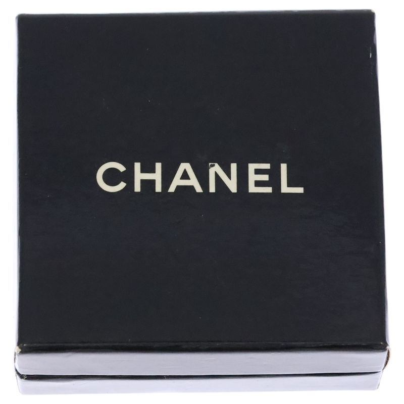 Chanel Pearl Rhinestone Earrings Gold GP Accessories