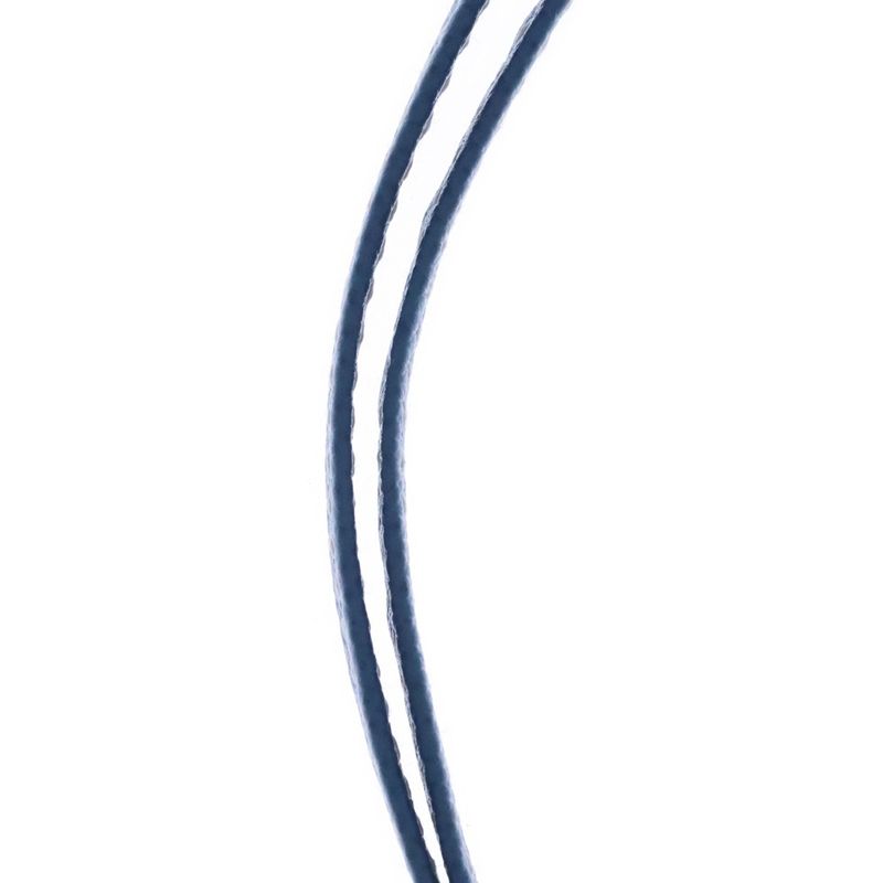 Hermes Symbol Pair Necklace Pendant Light Blue Silver Hardware