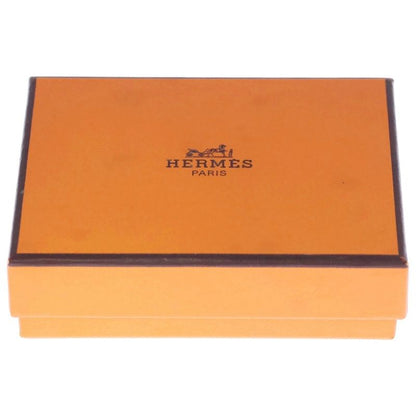 Hermes Symbol Pair Necklace Pendant Light Blue Silver Hardware