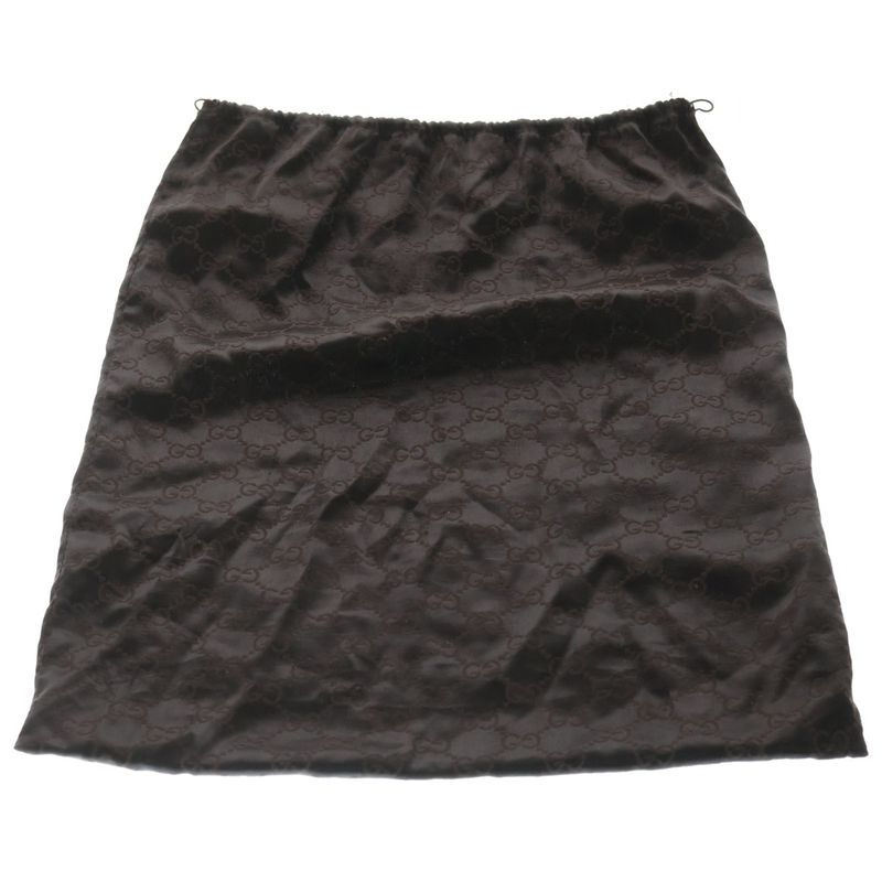 Gucci GG Supreme PVC Leather Hand Tote Bag Silver Hardware Beige Green 131220