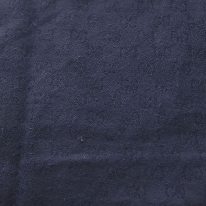 Gucci GG Pattern Cashmere Muffler Navy