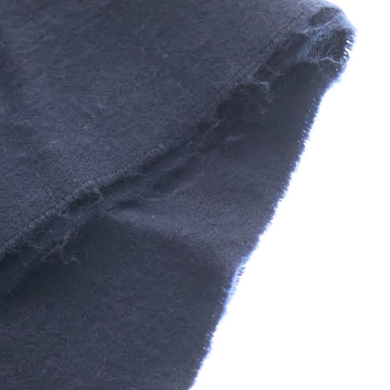 Gucci GG Pattern Cashmere Muffler Navy